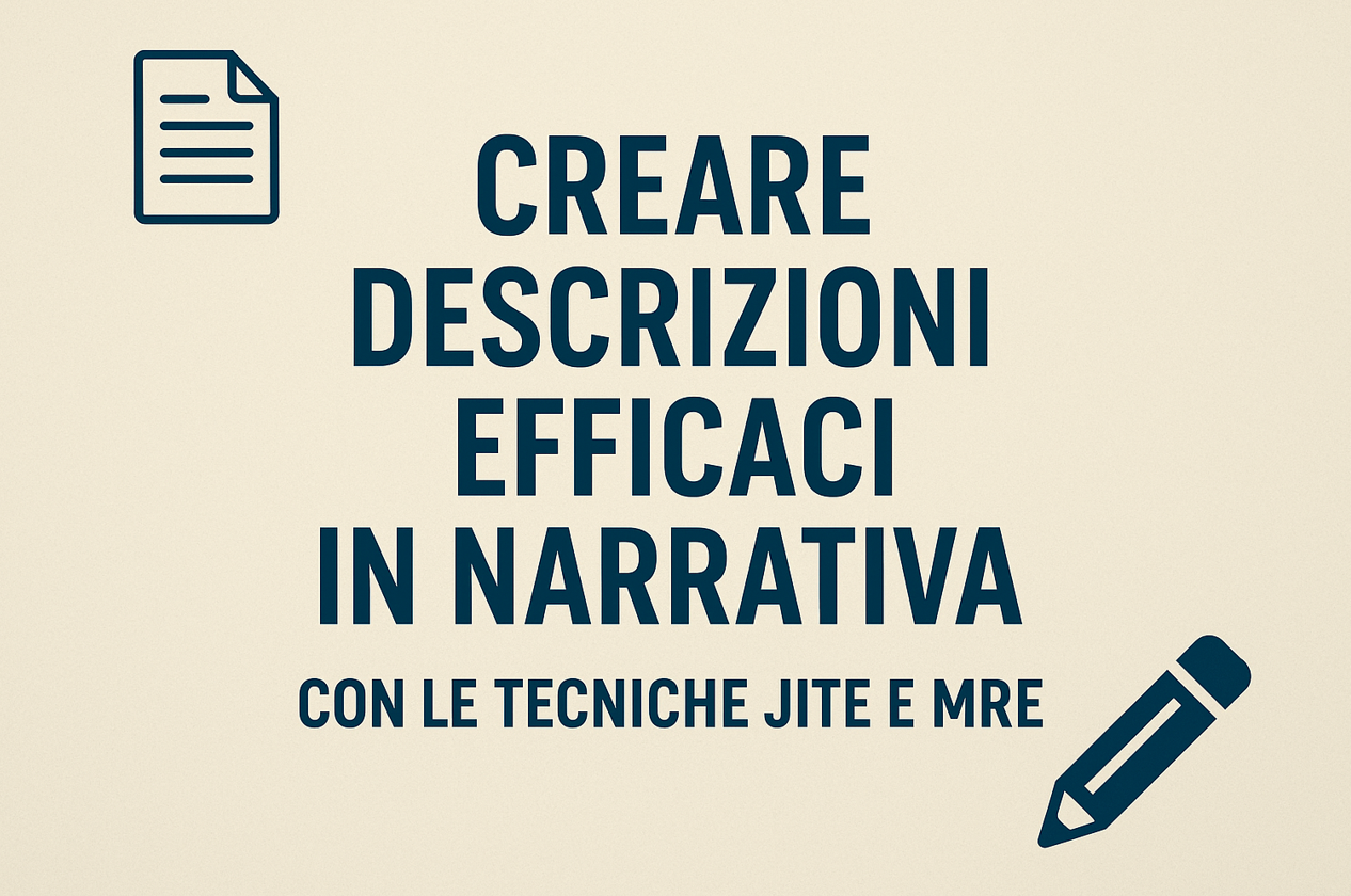 Al momento stai visualizzando Descrizioni efficaci: tecniche JITE e MRE per non annoiare il lettore