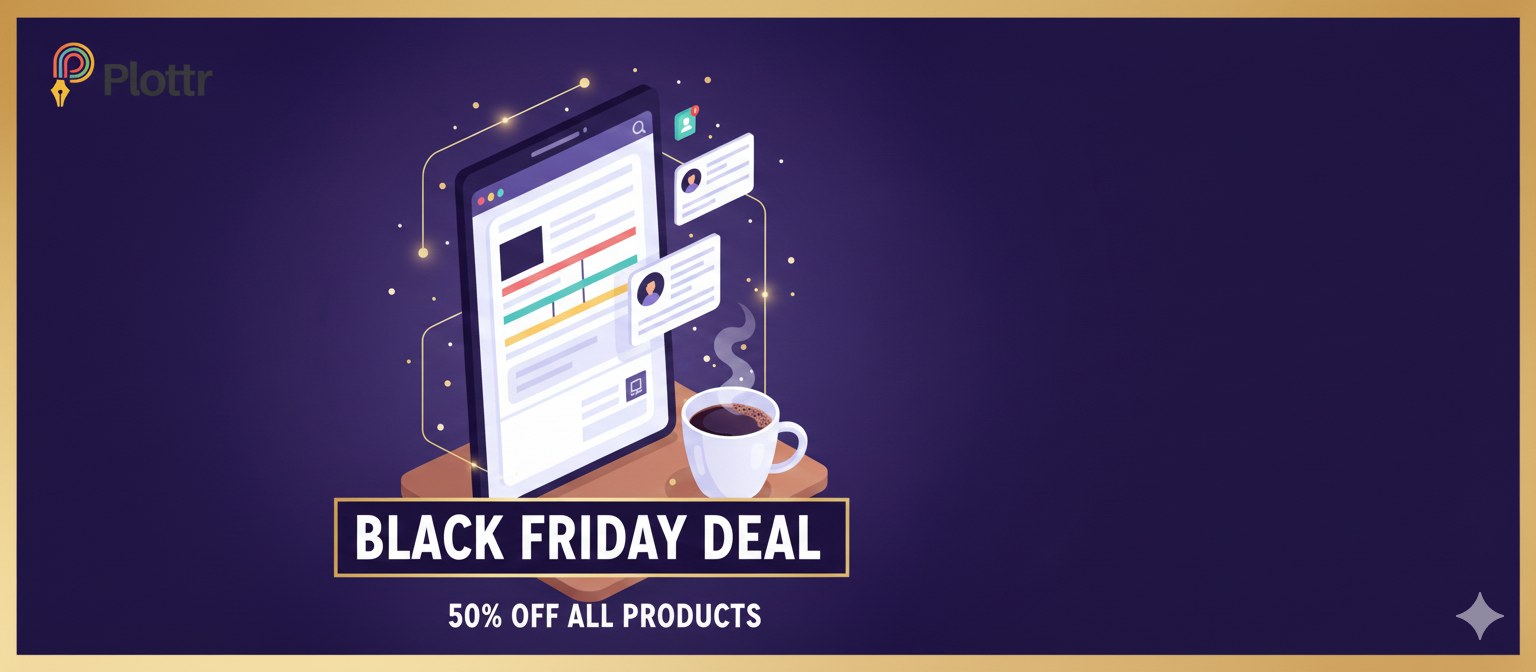 Al momento stai visualizzando Plottr codice sconto: Black Friday 2025