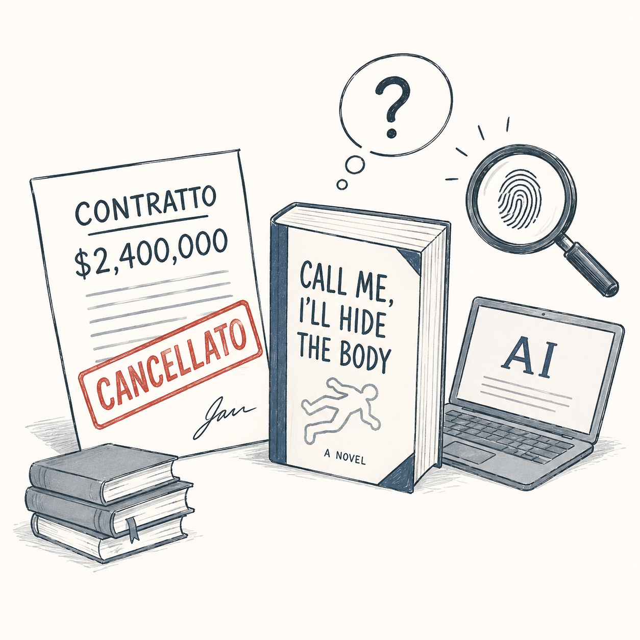 Al momento stai visualizzando Romanzo da 2,4 milioni di dollari ritirato: i sospetti sull’uso dell’IA fanno saltare il contratto